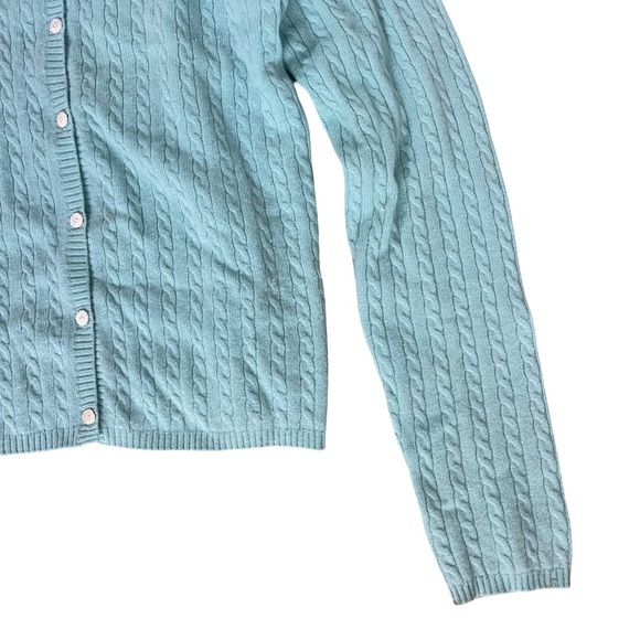 Cashmere Cable Knit Cardigan - Picture 2 of 6